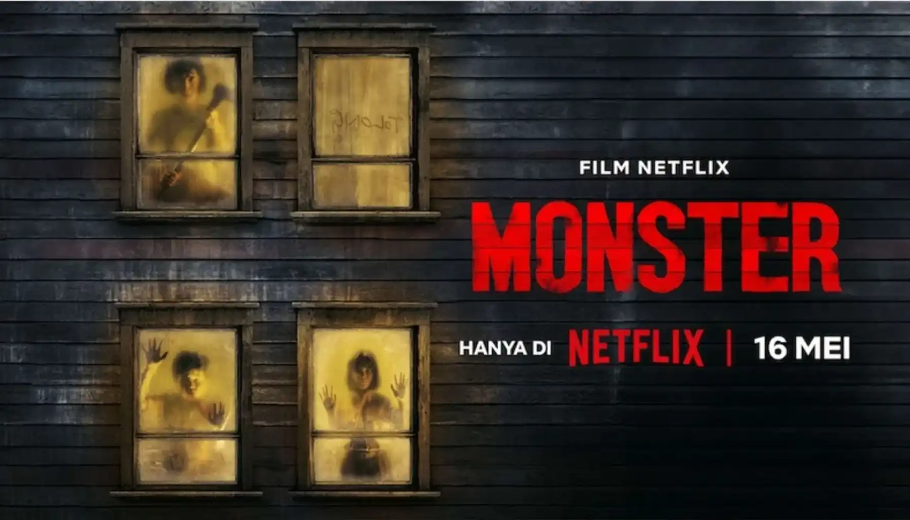"Monster" adalah film tanpa dialog yang tayang di Netflix pada 16 Mei, menawarkan cerita menegangkan dengan pendekatan visual unik.